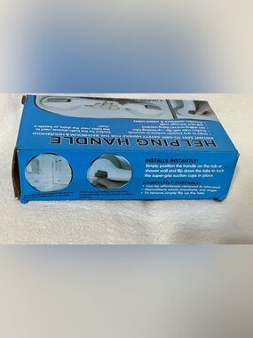 Hanging Handle Suction Grab Bar - Blue - Unknown Brand